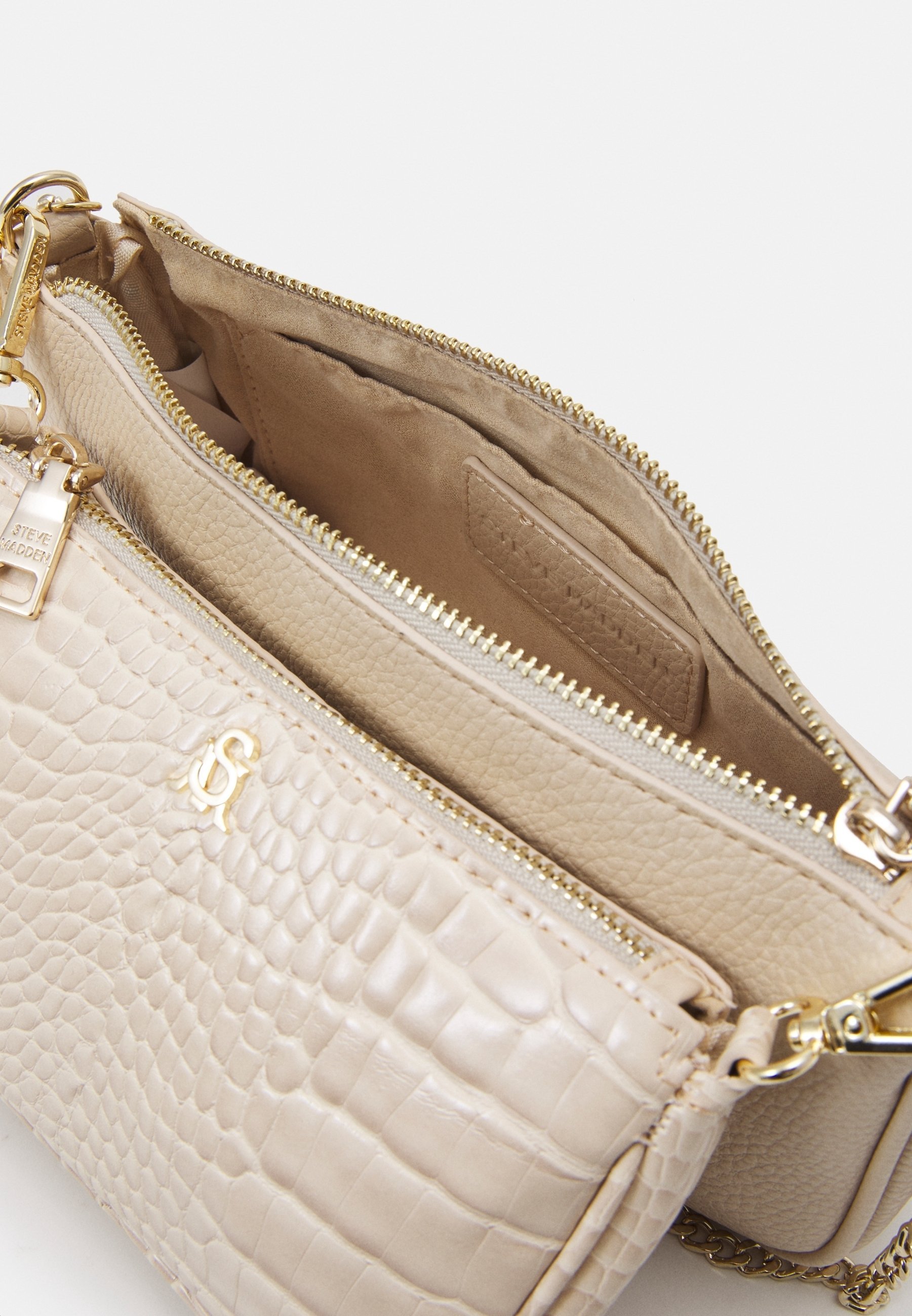 Steve Madden schoudertas - gebroken wit
