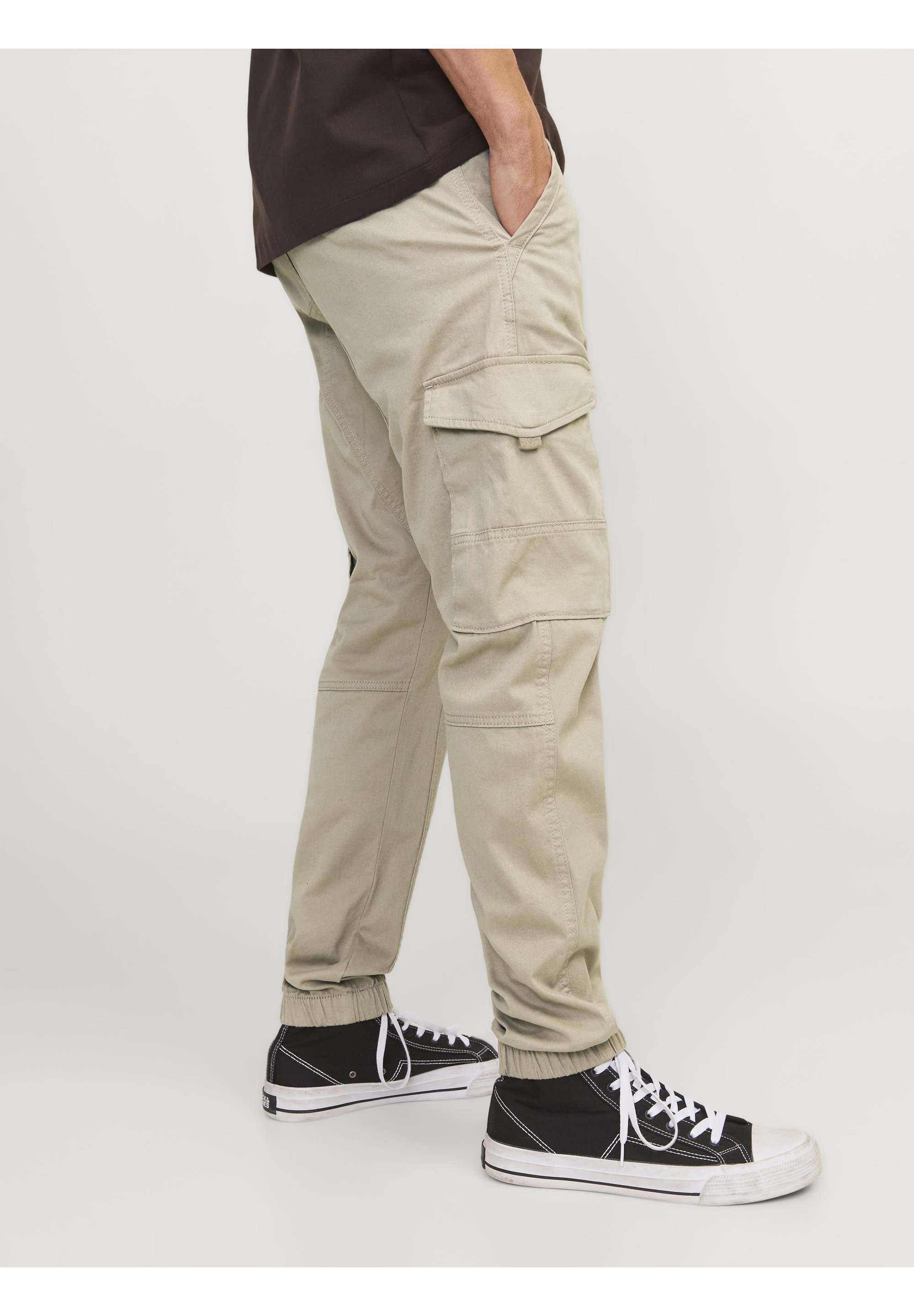 Pantalon cargo Jack & Jones - gris foncé