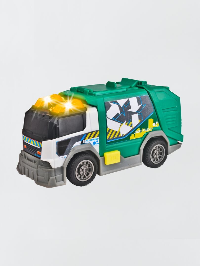 Dickie Toys vuilniswagen - GROEN