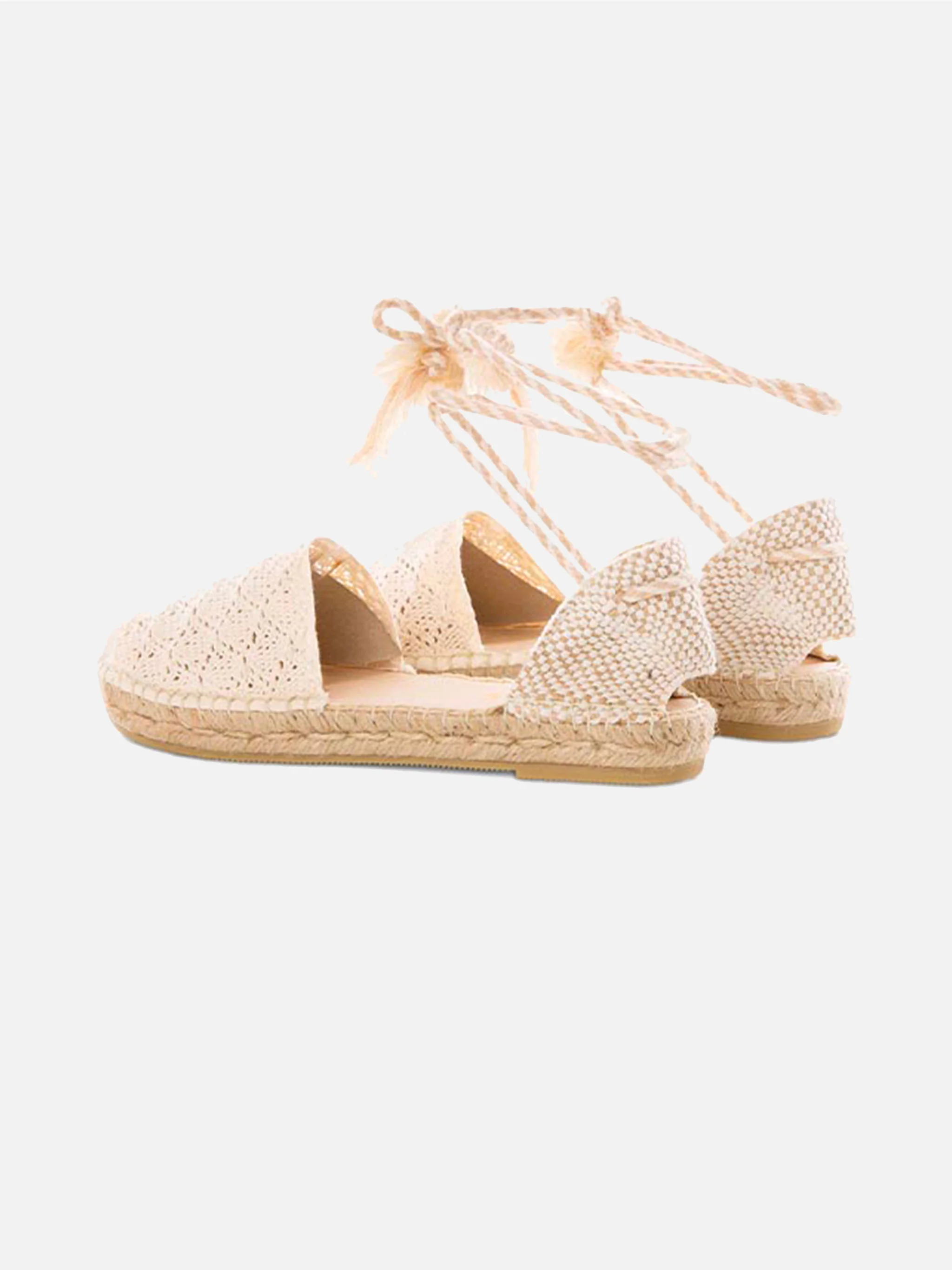 Gehaakte espadrilles voor dames