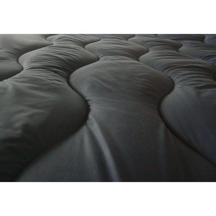 Piumino caldo bicolore ABEIL - 240 x 260 cm - Bianco e grigio