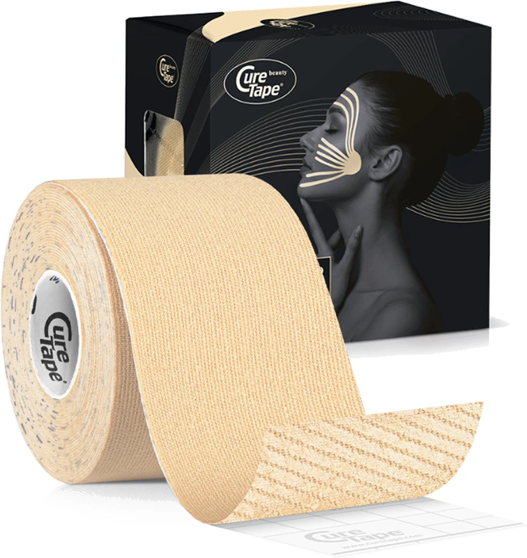 CureTape® Beauty, dispositivo médico para aplicação de fita adesiva facial.