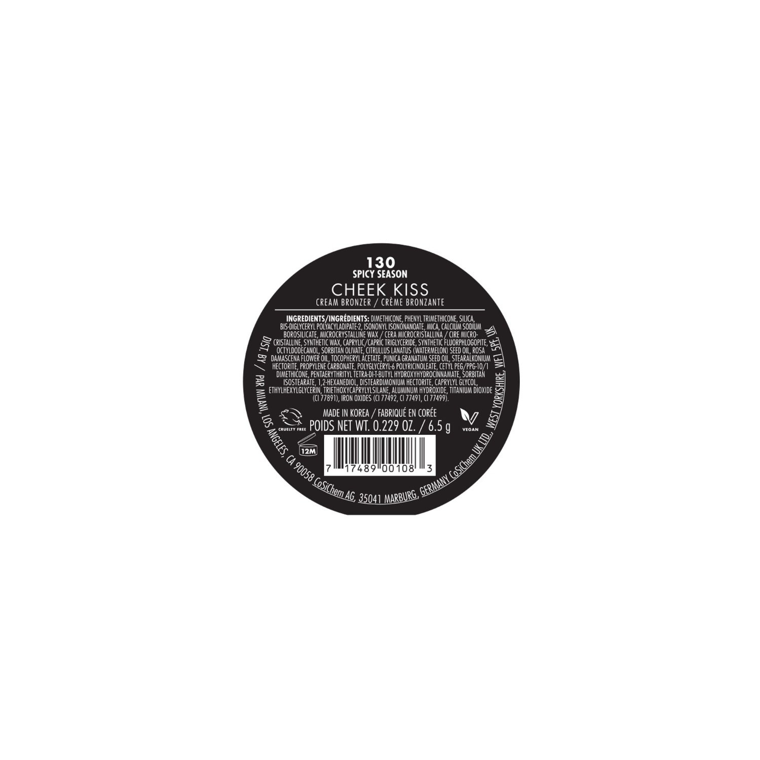 Milani Bronzer Cheek Kiss krēmveida bronzeris - 6 g