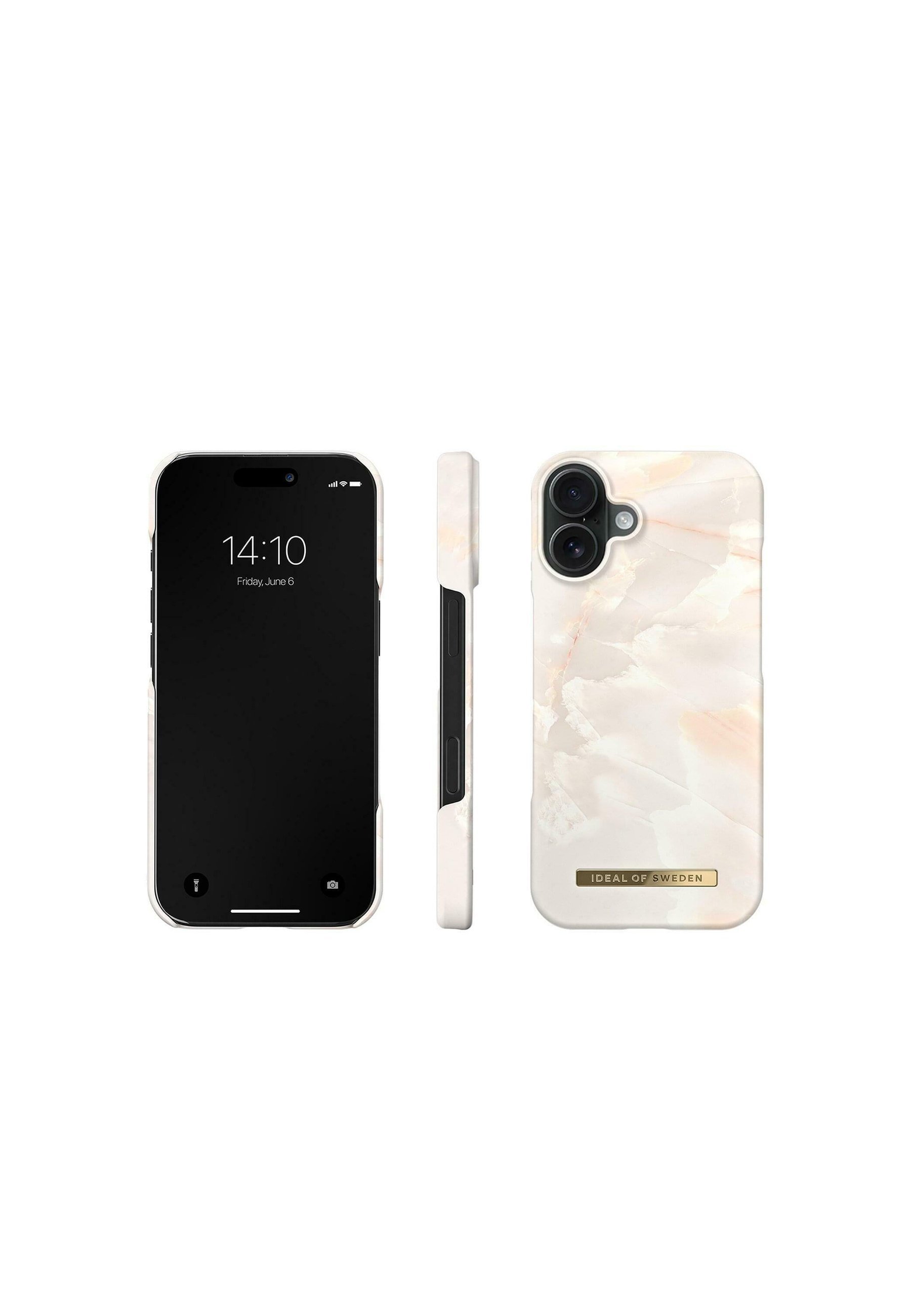Coque de téléphone iDeal of Sweden imprimée pour iPhone 16 - rose