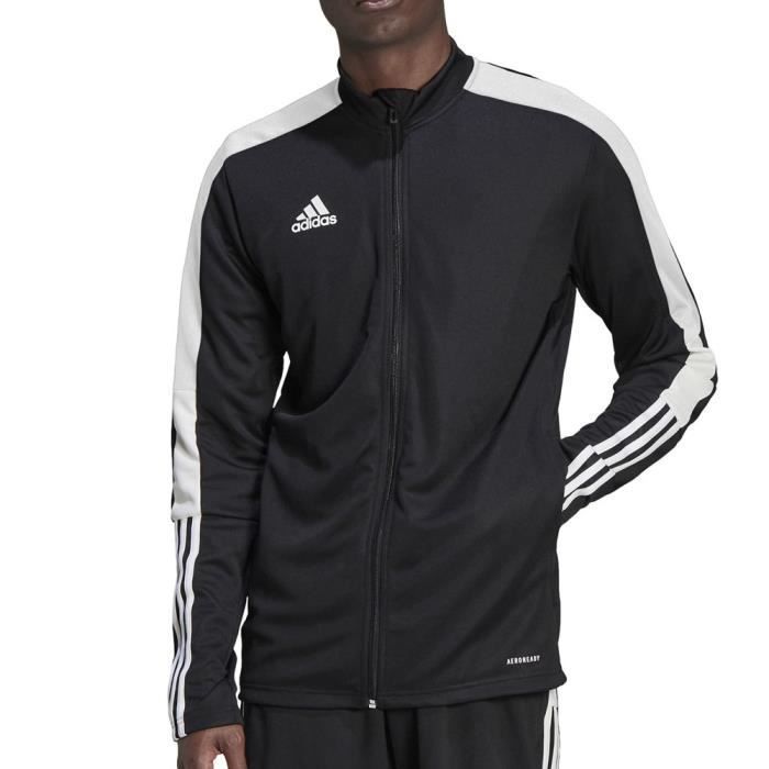 Veste de survêtement Homme Adidas Tiro - Noir - Coupe standard - Matière AEROREADY - Respirant