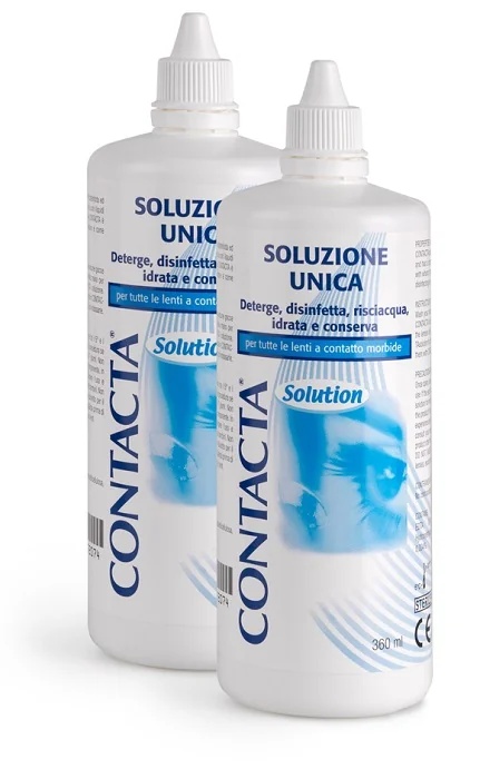 CONTACTA Contacta Lösung 2x360 ml zur Reinigung von Kontaktlinsen