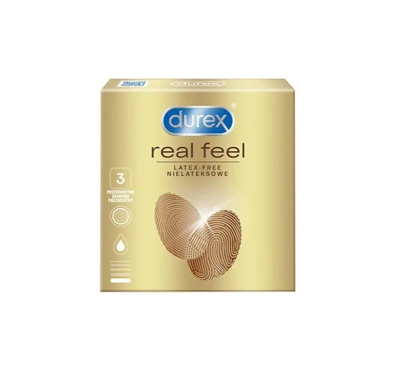 Durex Real Feel nielateksowe prezerwatywy 3 szt