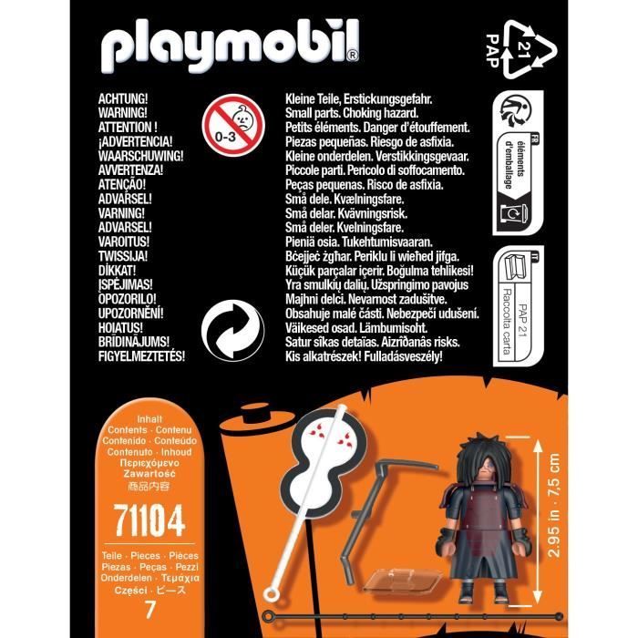PLAYMOBIL 71104 Figura Madara, Naruto Shippuden, 8 peças