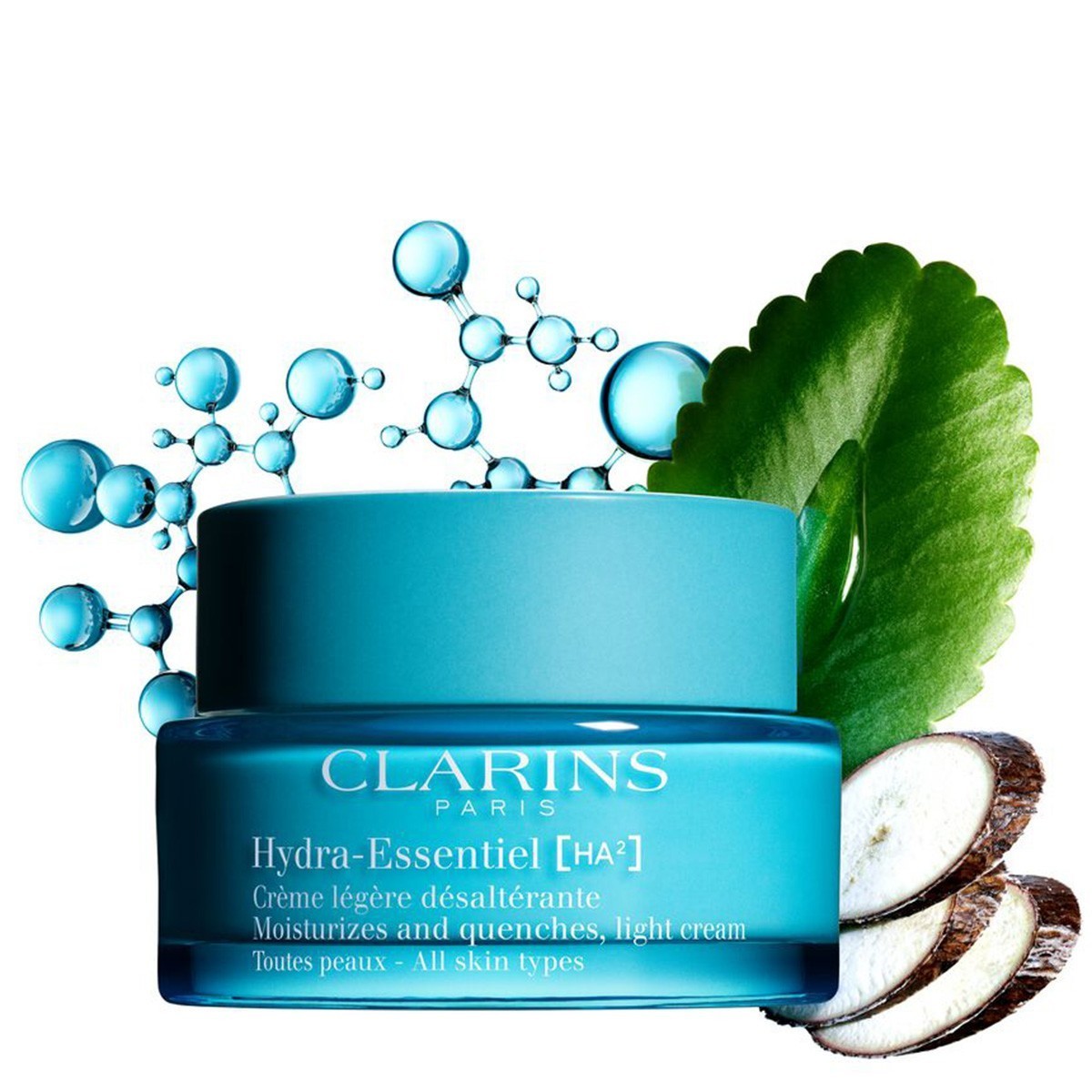 „Clarins Hydra-Essentiel HA²“ lengvas dieninis kremas – 50 ml