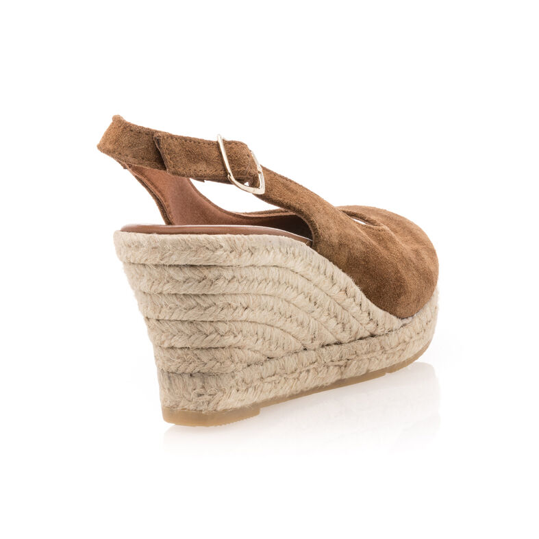 Women's Brown Espadrilles with Rope Soles