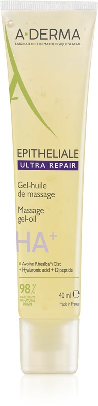 A-Derma Epitheliale AH Duo masažinis gelis-aliejus randams ir strijoms