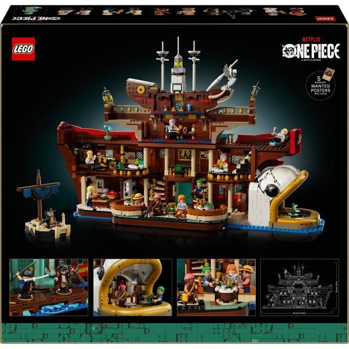 LEGO ONE PIECE 75640 El restaurante flotante Baratie - Set de construcción de anime - Para adultos