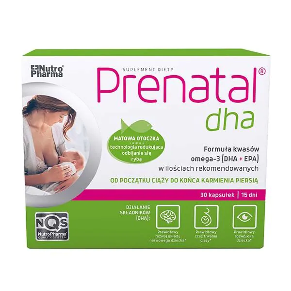 Prenatal DHA, Formuła kwasów omega-3 od początku ciąży do końca karmienia piersią, Kapsułki