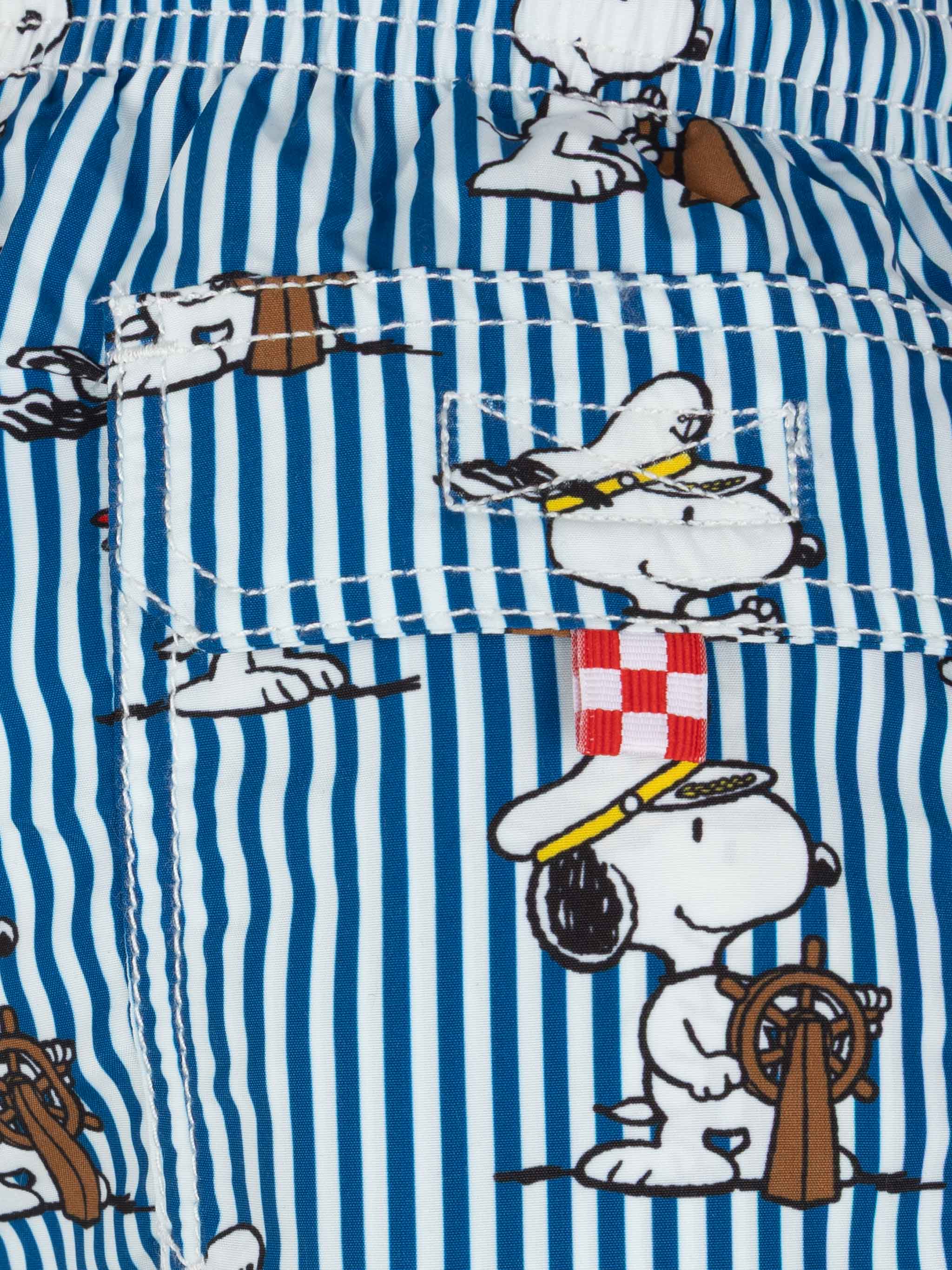 Middellange jeanszwembroek met Snoopy-print | SNOOPY PEANUTS®
