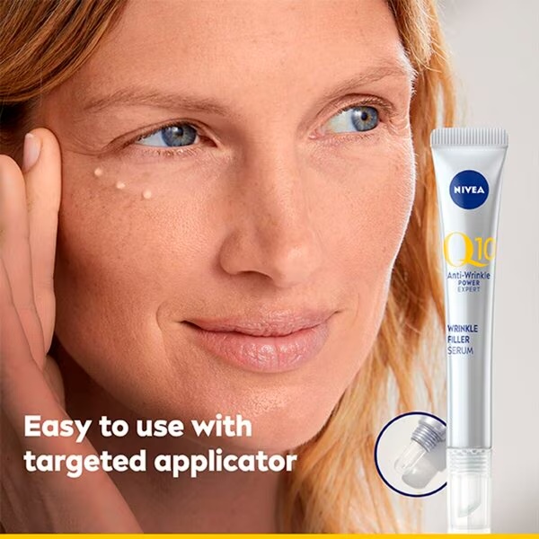 NIVEA Q10 Expert mērķtiecīgs grumbu aizpildītājs serums<br>15ml - nobriedušai ādai un visiem ādas tipiem