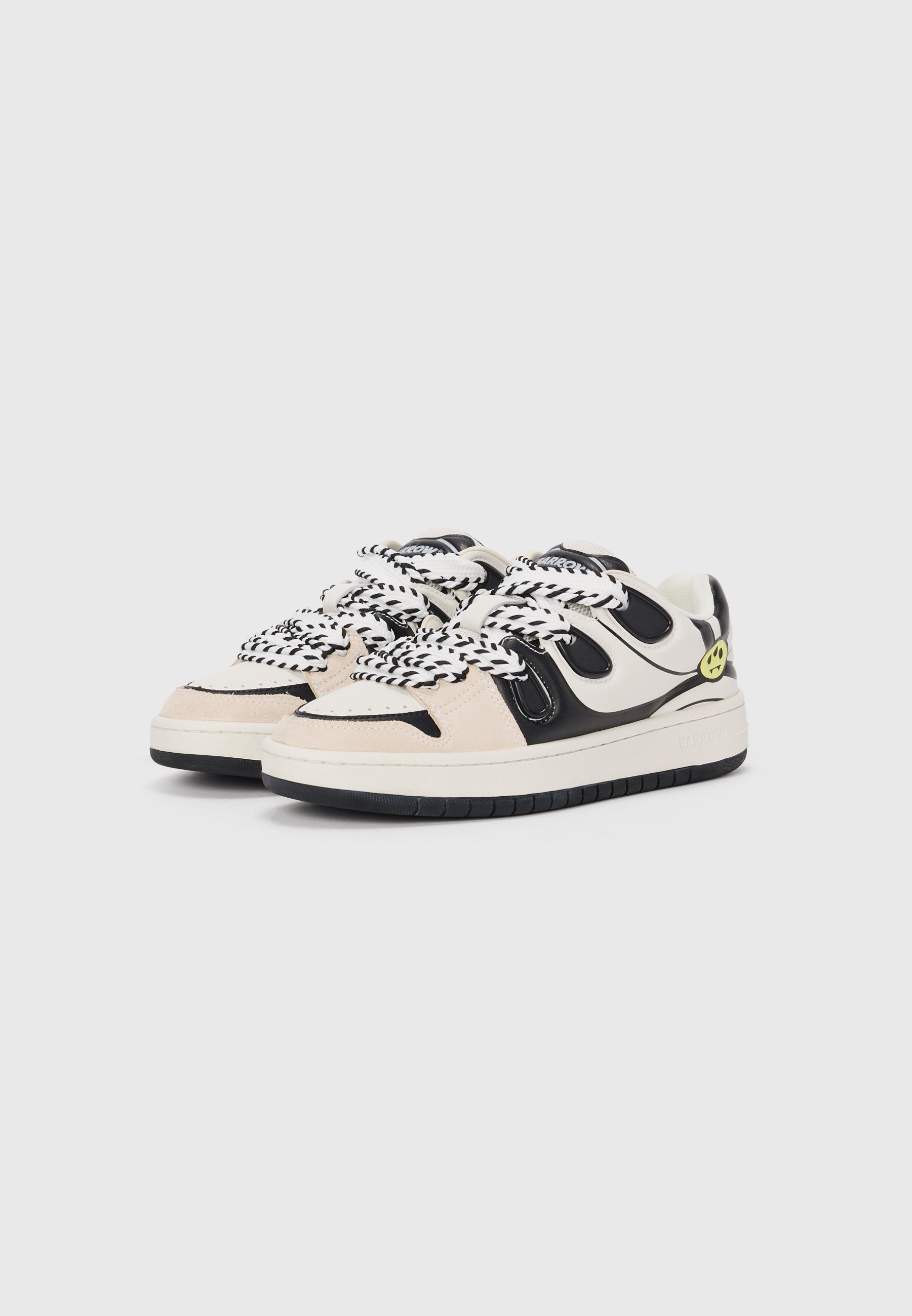 Chaussures de skate unisexes Barrow - blanc cassé/noir