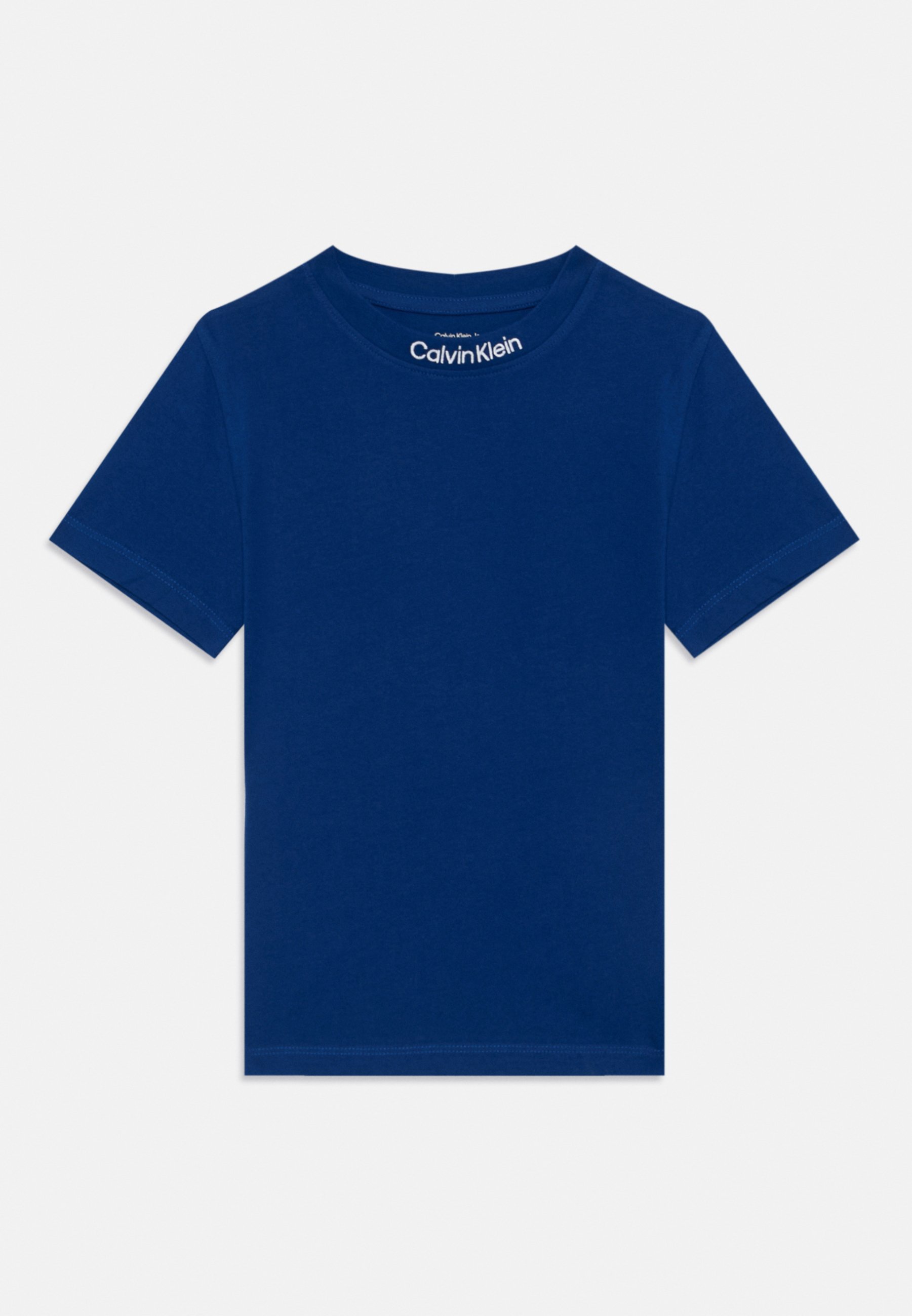Calvin Klein Jeans LOGO T-shirt, unisex, 2-pack - T-shirt met print - opvallend blauw/witgrijs