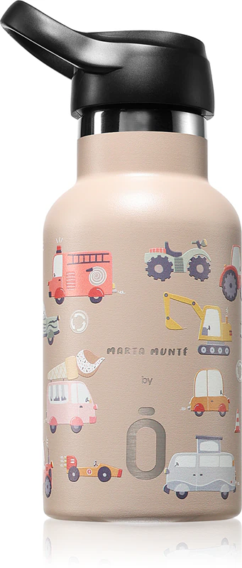 Garrafa térmica Runbott Road na cor taupe