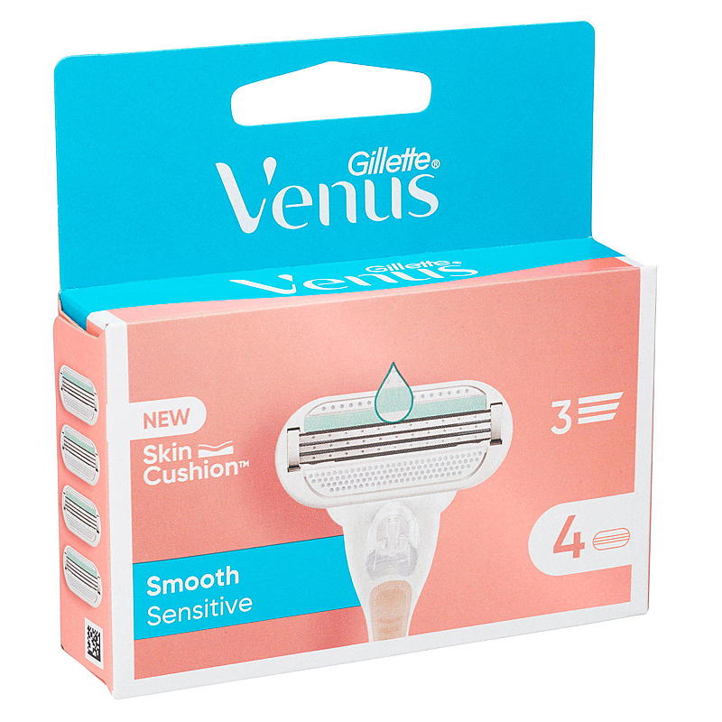 Gillette Gillette scheermesjes, 4-pack Venus Smooth Sensitive