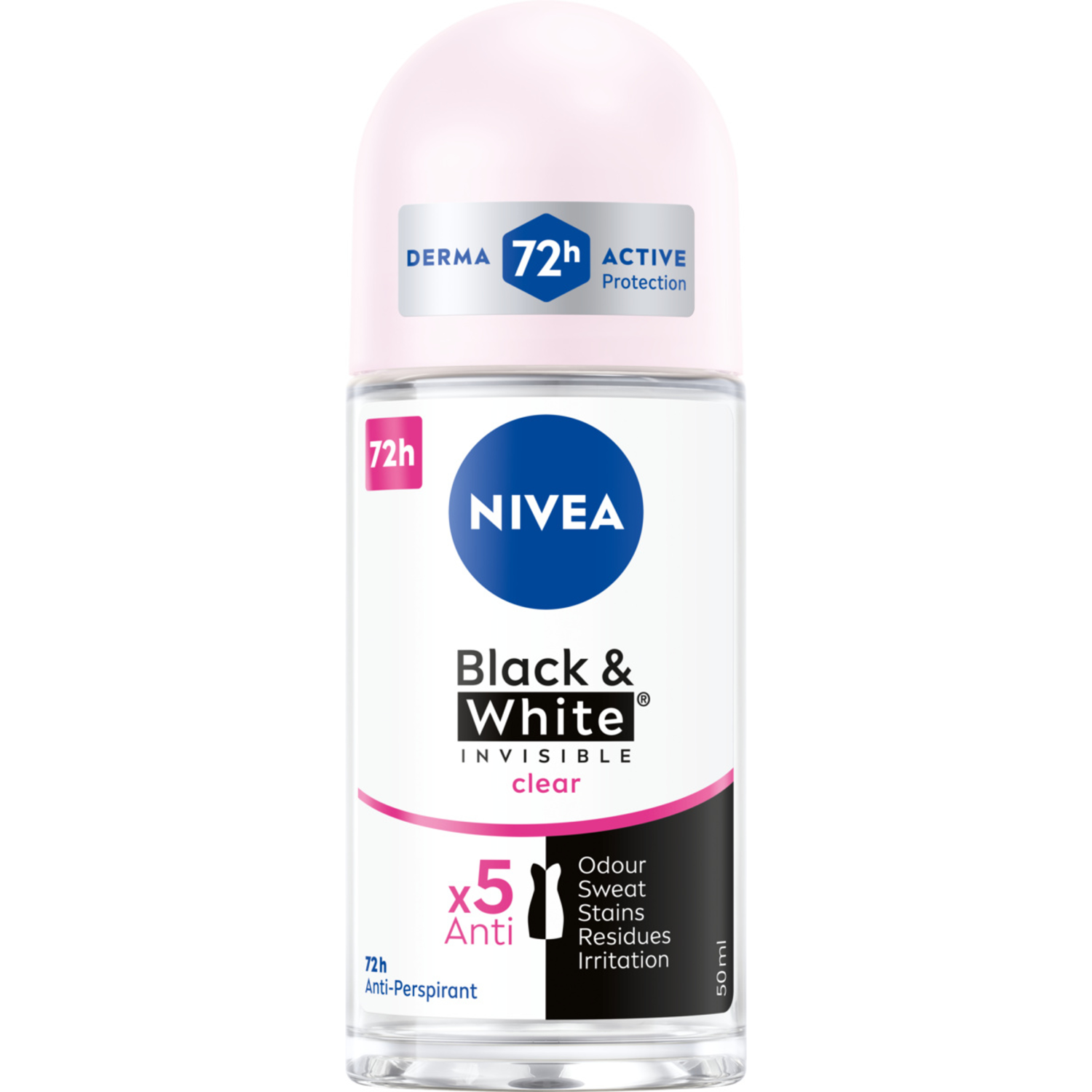 Deodorante antitraspirante roll-on Nivea da donna, 50 ml, invisibile