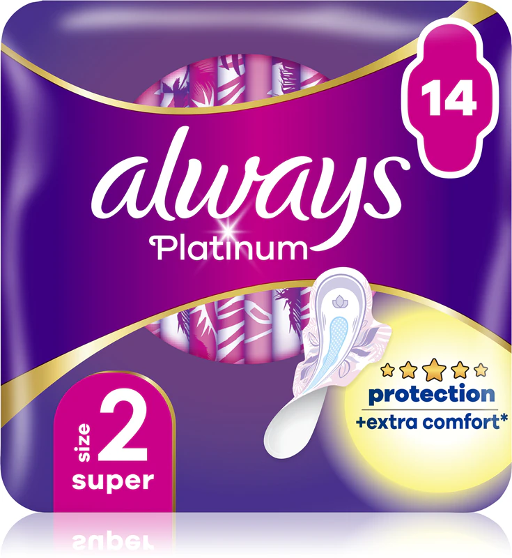 Absorventes Always Platinum Super Size 2