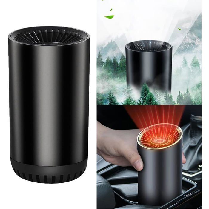Portable car heater, trolley and truck heater, camping fan, window defroster