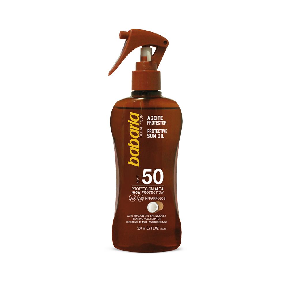 Saules kokosriekstu aizsargeļļa SPF 50 Ķermeņa aizsardzība