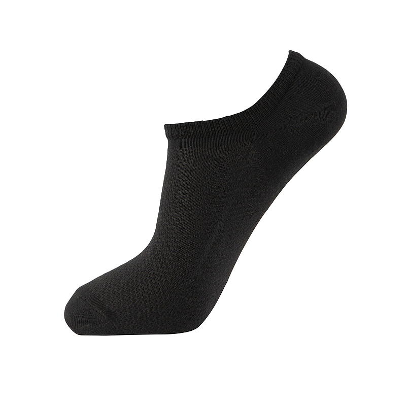 Calcetines Aå, paquete de 5, talla 42/46, invisibles, negros