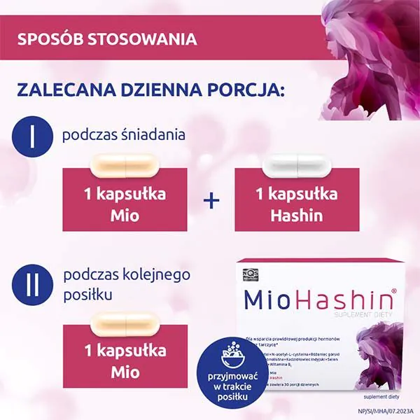 MioHashin 30 Kapsułek + 60 Kapsułek