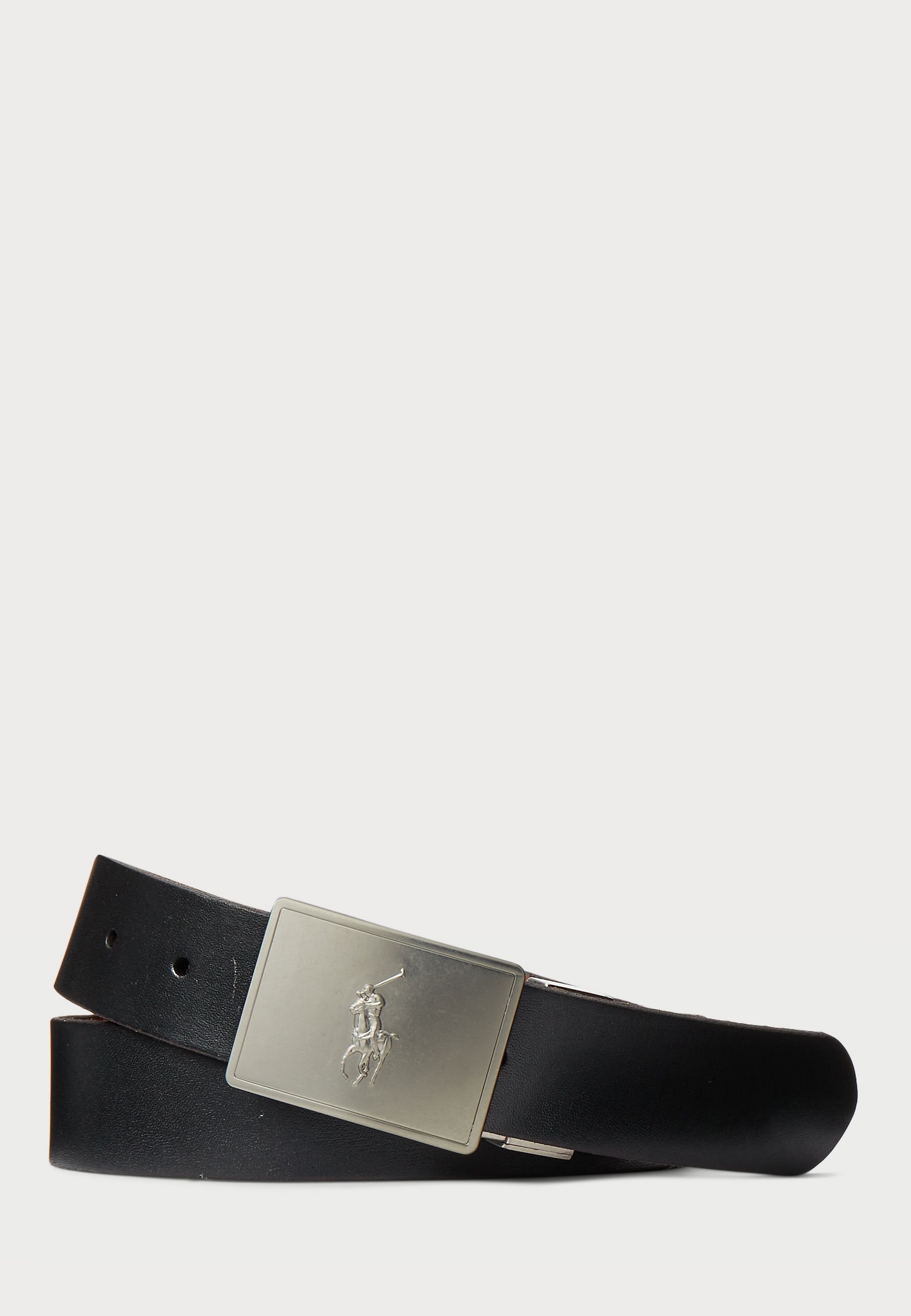 Polo Ralph Lauren Wendbarer Ledergürtel als Geschenkset - Businessgürtel - Schwarz/Sattelbraun