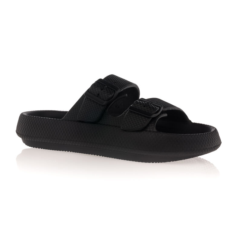 Férfi fekete flip-flop papucsok / tanga szandálok