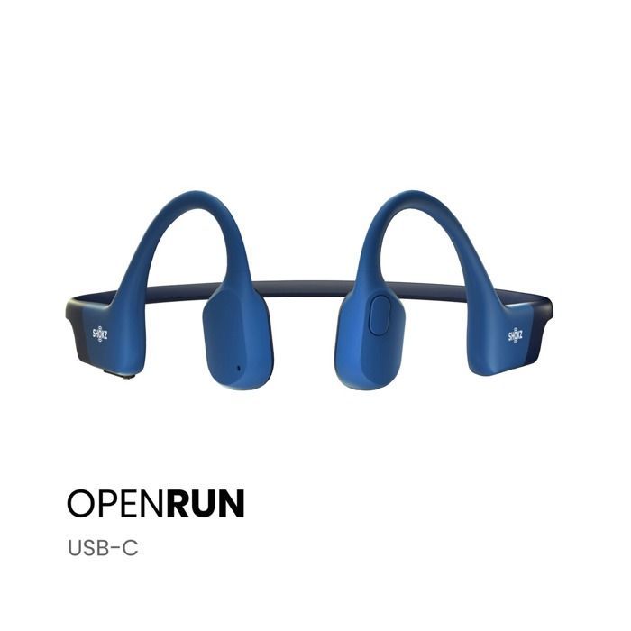 Auriculares de conducción ósea Shokz OPENRUN USB-C, azules