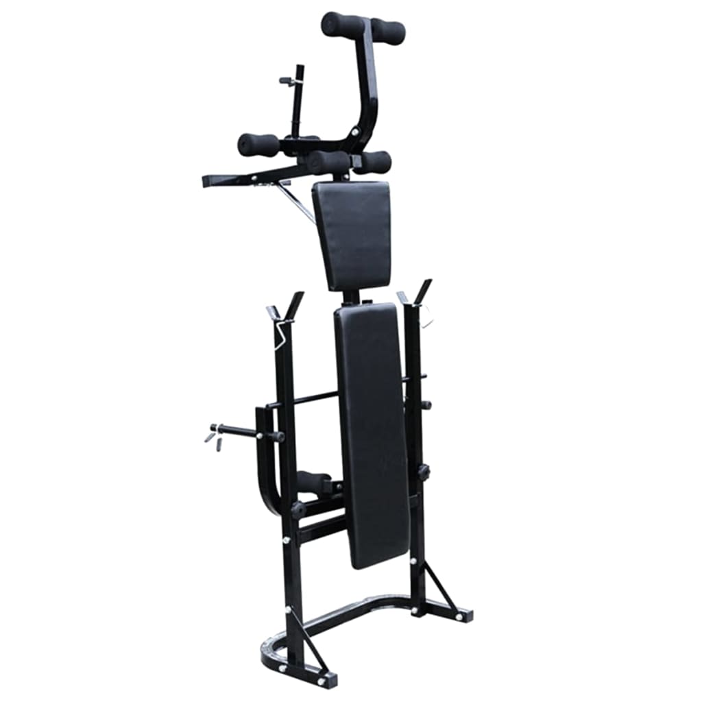  Vidaxl Trainingsbank mit Kurzhanteln 30,5 kg