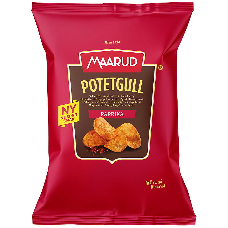 Maarud Kartoffelchips 250 g Paprika Maarud