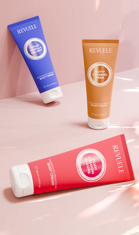 Revuele Creme Hidratante Corporal com Fragrância de Violeta e Baunilha