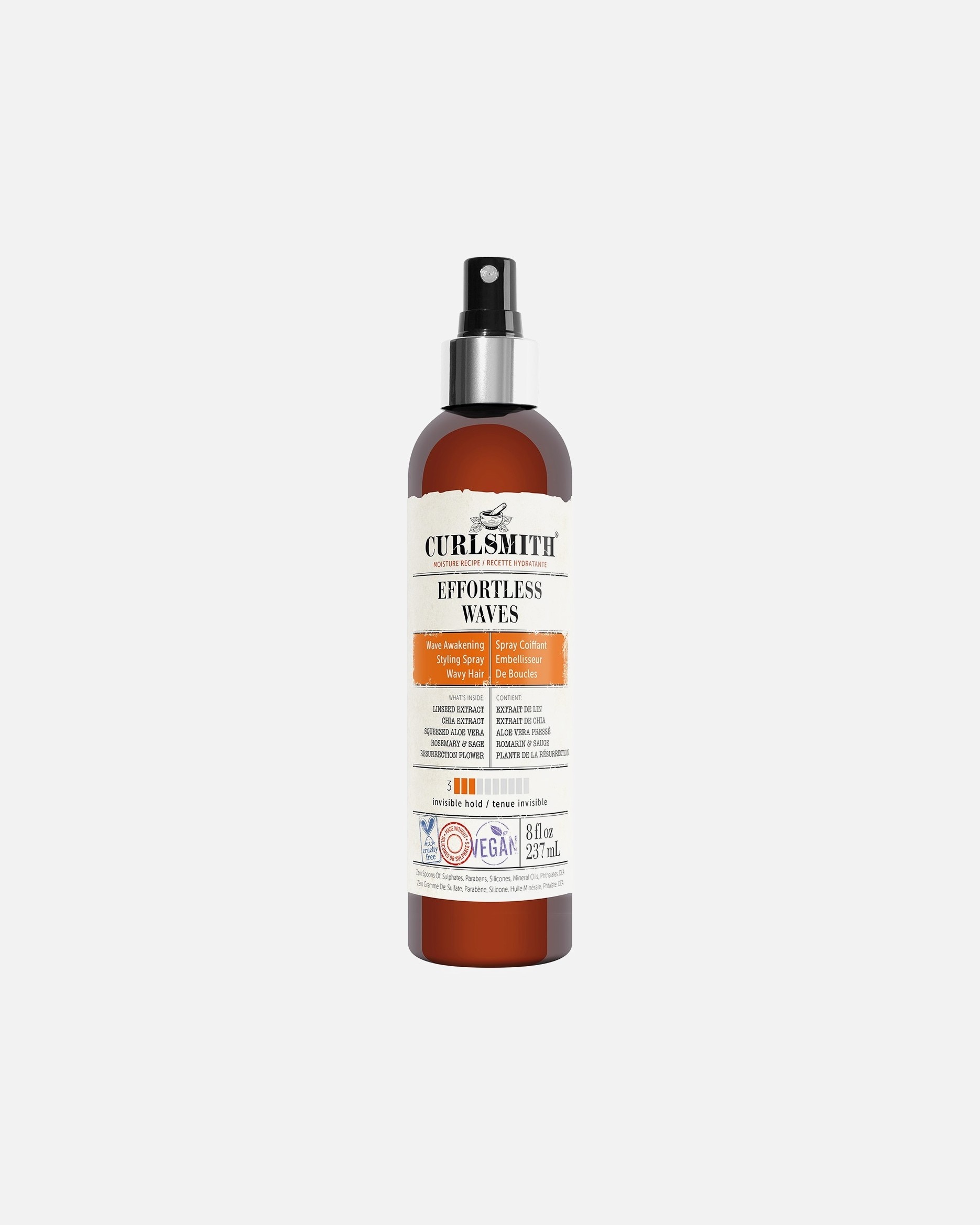 „Curlsmith“ plaukų formavimo priemonė be pastangų bangoms formuoti – 237 ml