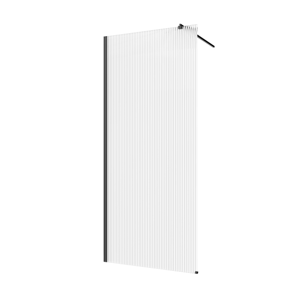Kabina prysznicowa Invena Walk-In II ryflowana, 200 x 80 cm