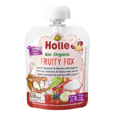 Holle Fruity Fox -hedelmä-jogurttisose 85 g 85 g