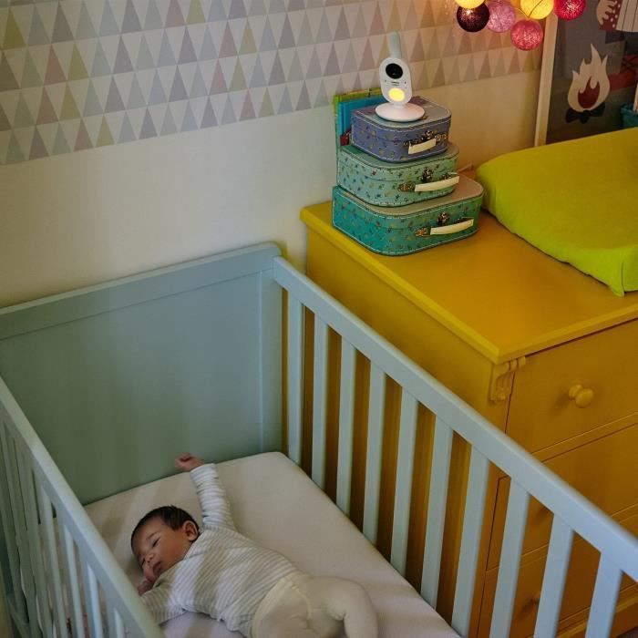 Baby monitor video - PHILIPS AVENT SCD843/26 - Tecnologia FHSS - Schermo da 3,5
