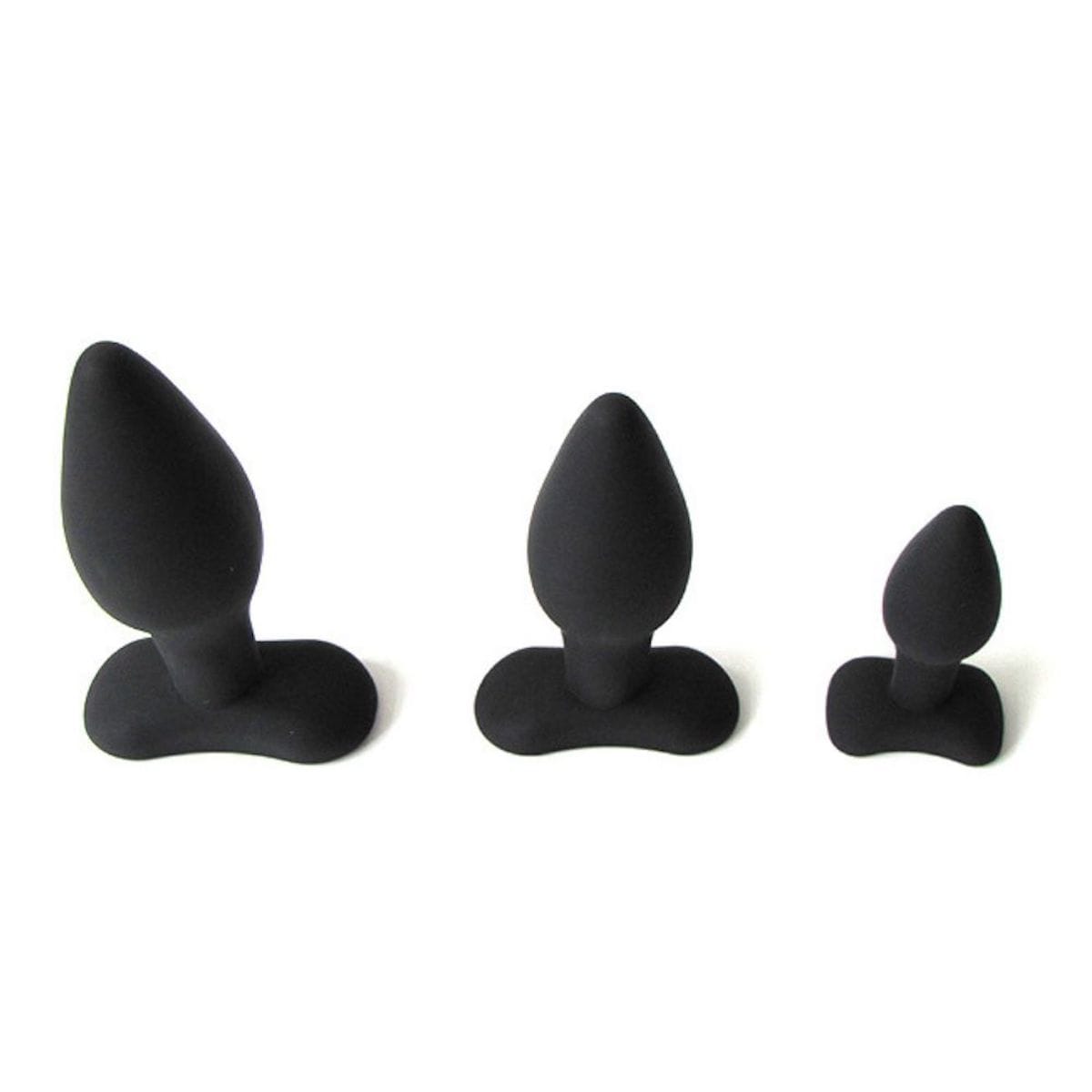 Intima Loveball Dreifach-Buttplug-Set – Schwarz