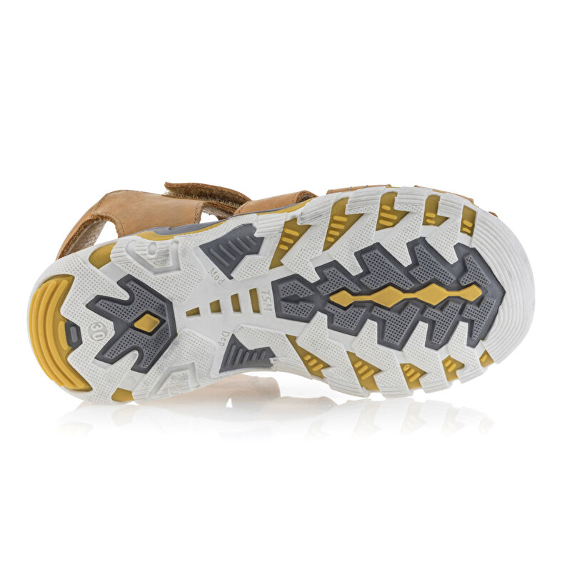 Sandalias amarillas para niño / Zapatos de punta abierta