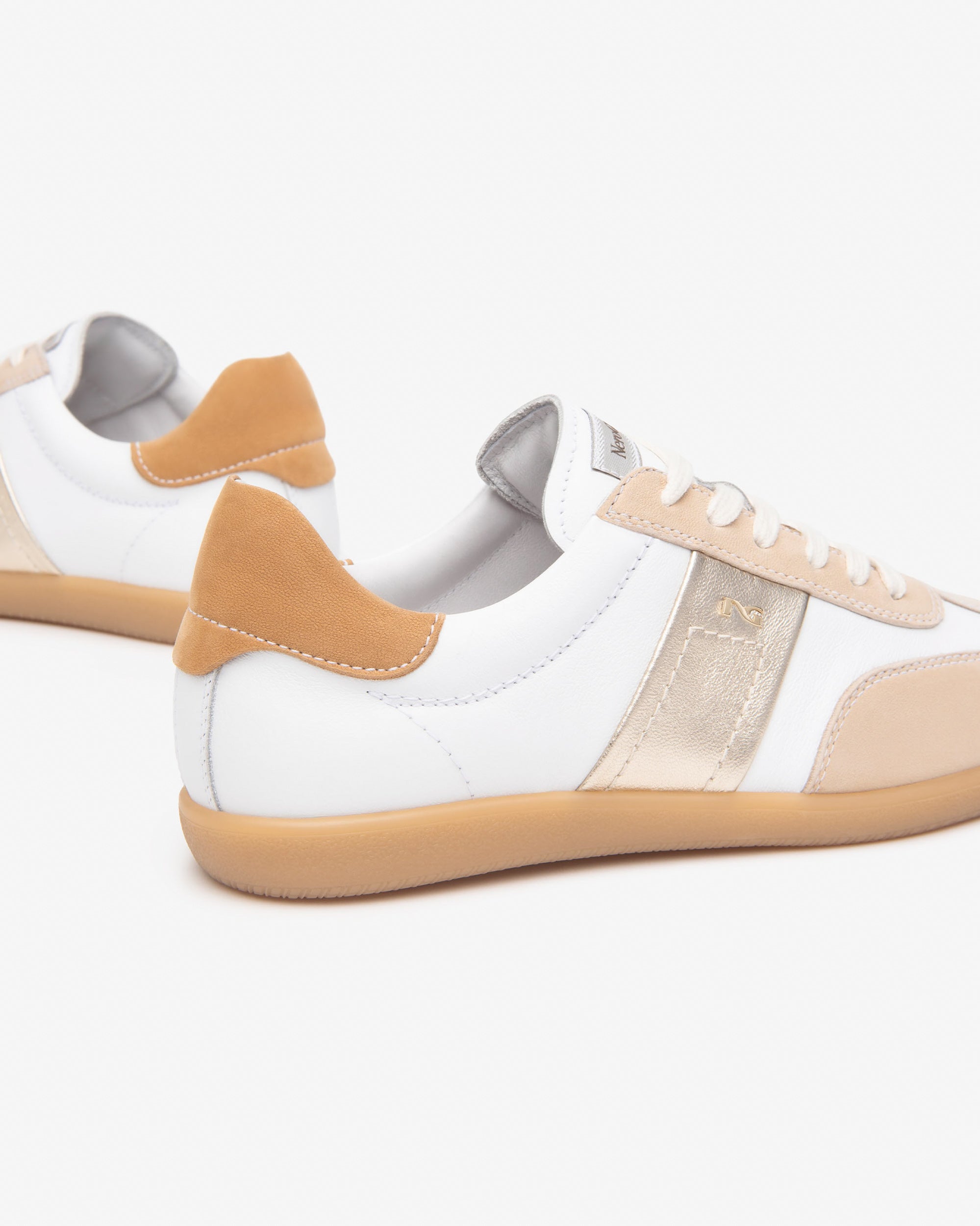 Damen-Sneaker aus Leder und Wildleder