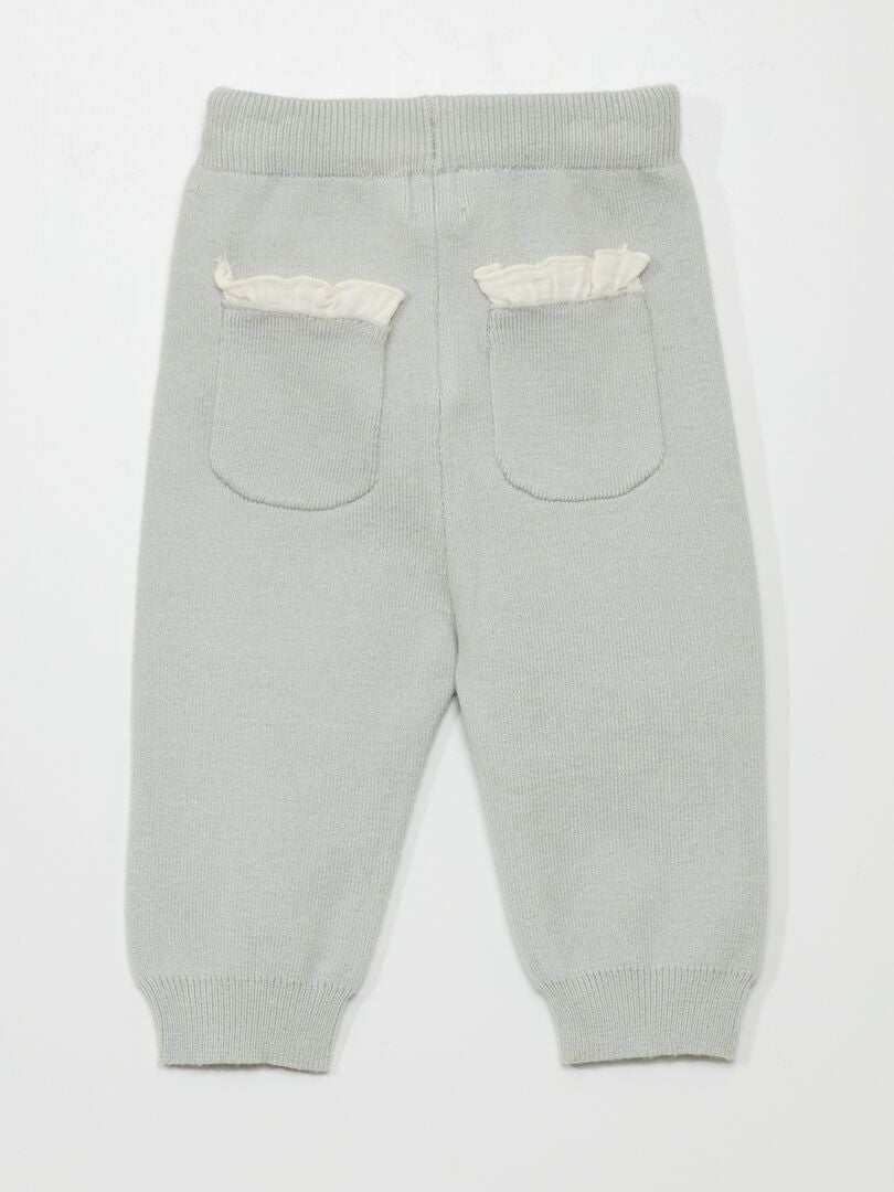 Leggings de punto - AZUL