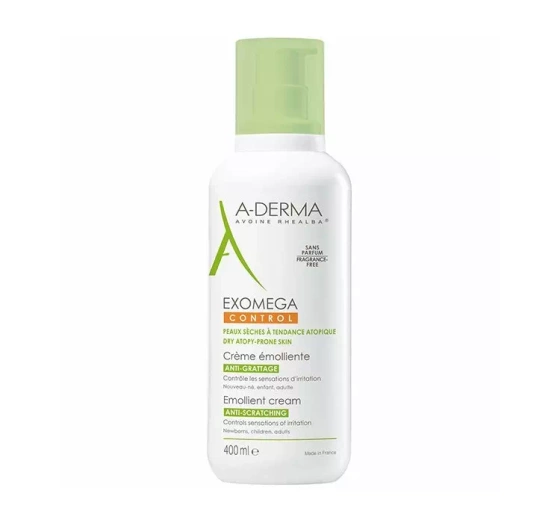 A-Derma Exomega Control krem emolientowy przeciw drapaniu 400 ml