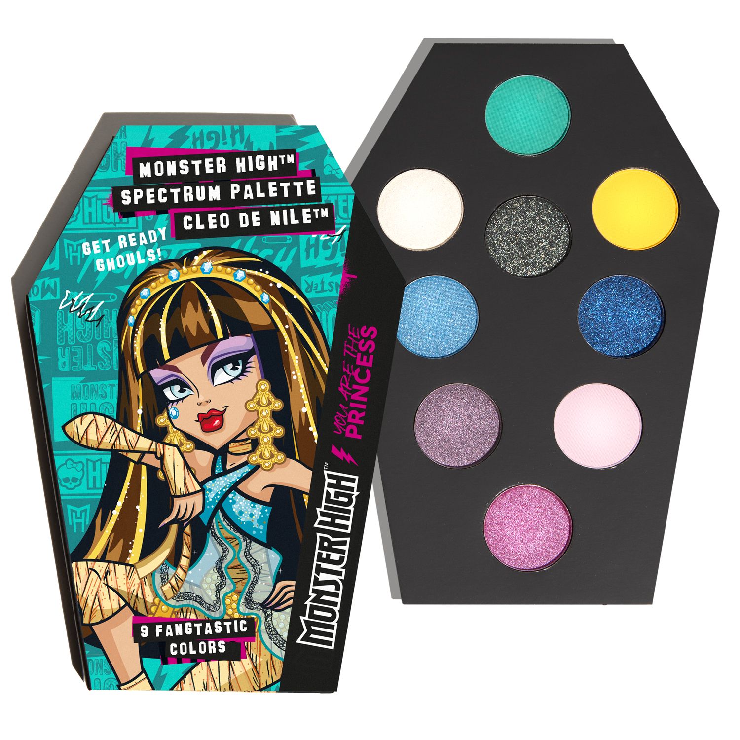 Monster High™ Spectrum Palette Cleo de Nile™ acu ēnu palete Acu ēnu paletes un grims