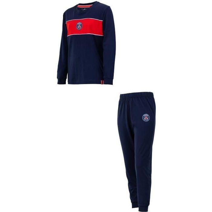 Pigiama - PARIS SAINT GERMAIN - Bambino - Cotone - Blu - Ufficiale