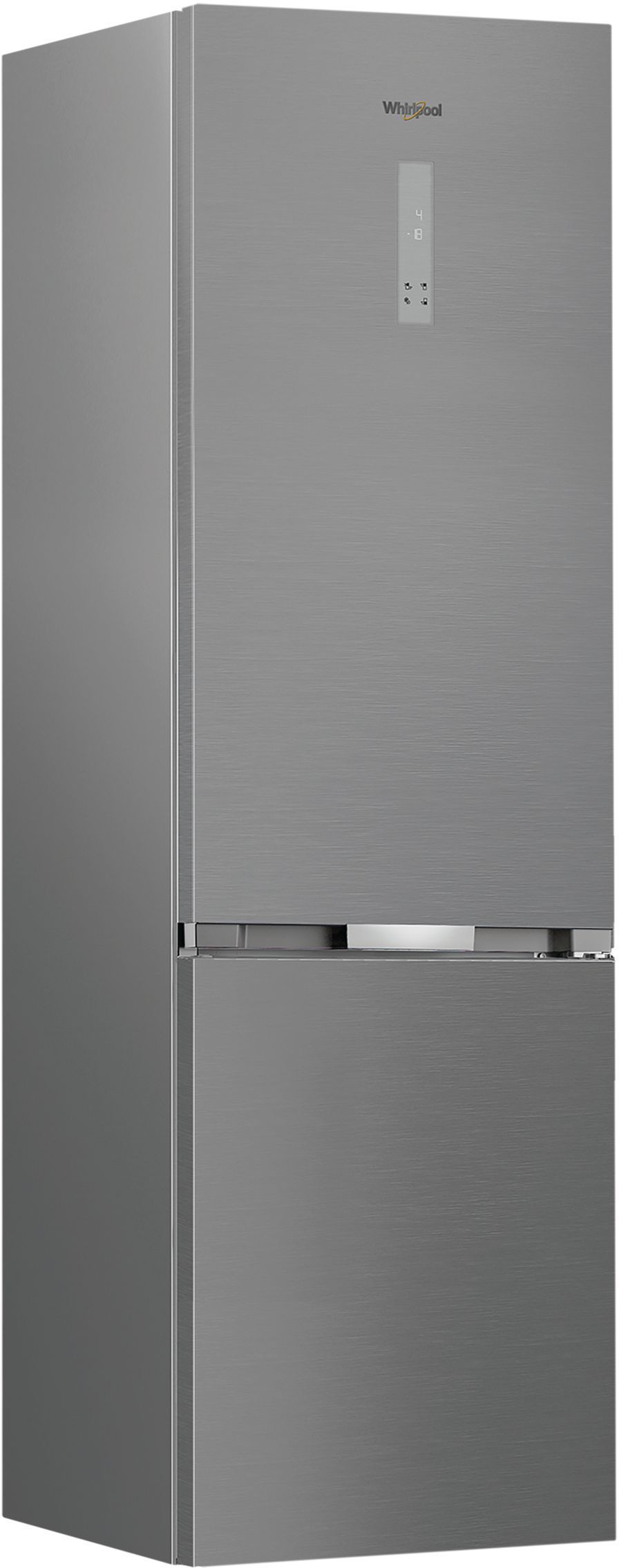 Combi refrigerator - WHIRLPOOL - WHK26402XP4E - 355 L - Dual NoFrost - 6th Sense - Bottle rack - 203.5x59.5x66.3 - Stainless steel