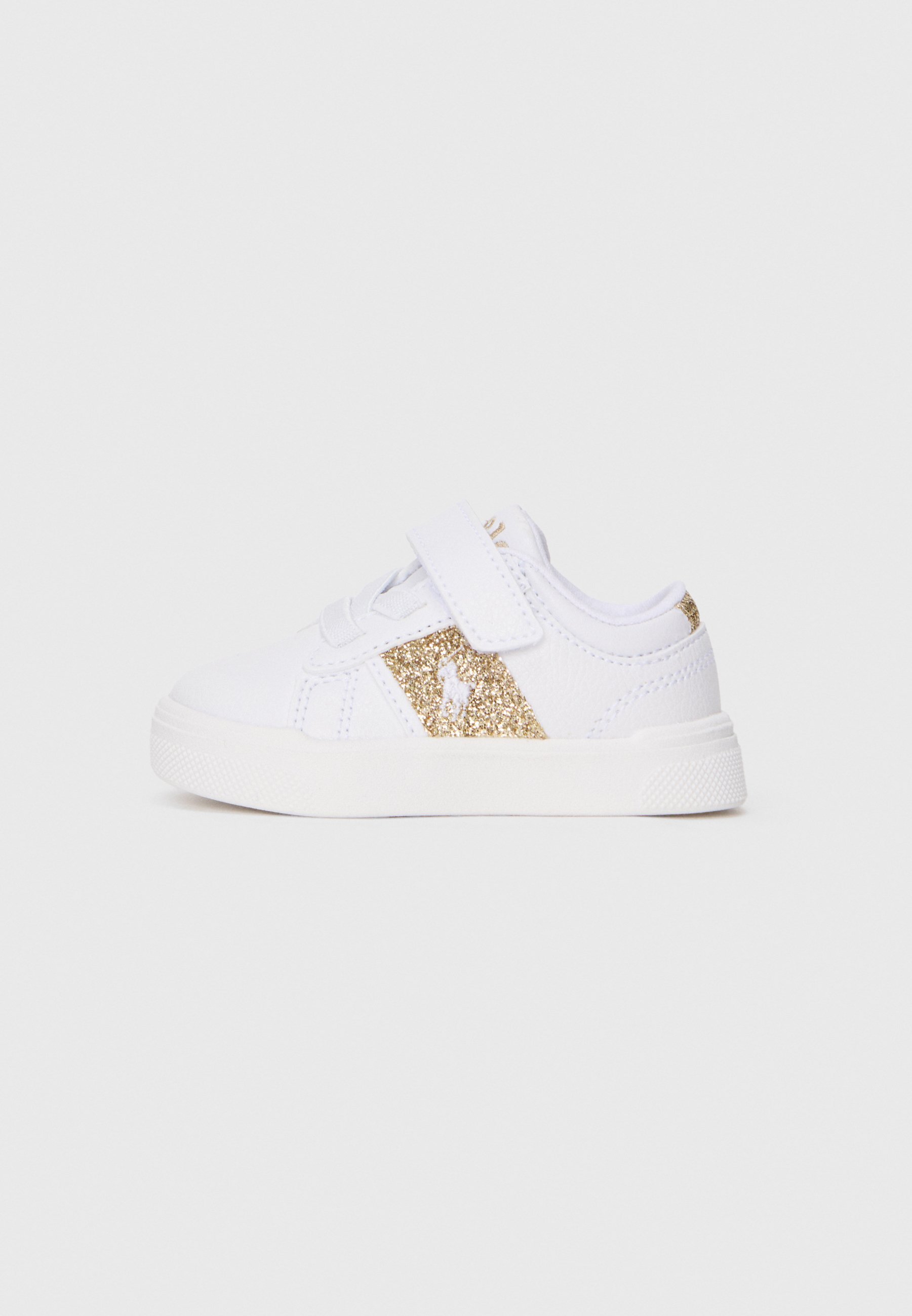 Polo Ralph Lauren FRAZIER UNISEX - Joggesko - white/gold-coloured