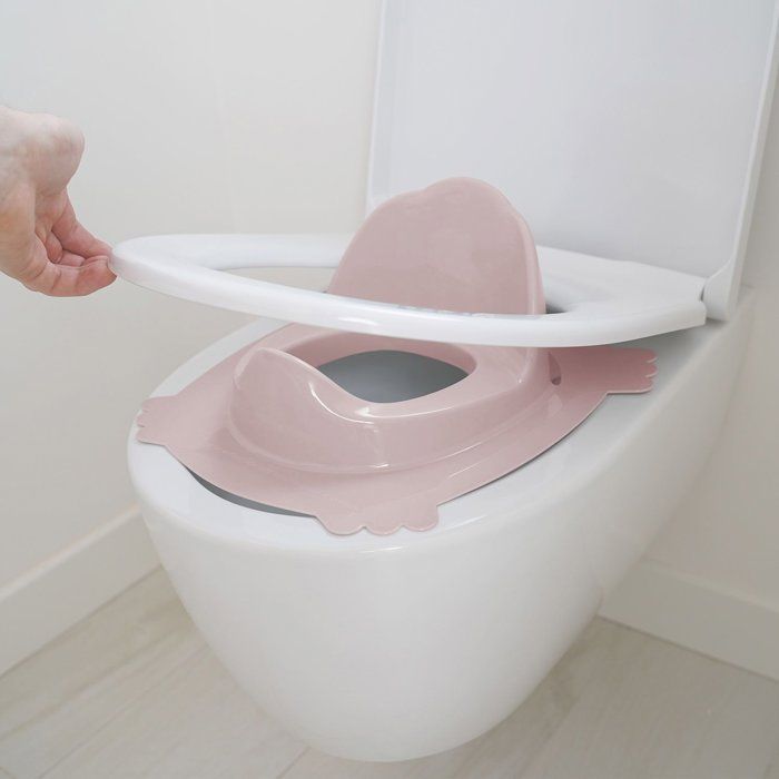 THERMOBABY Réducteur wc luxe - Rose poudré