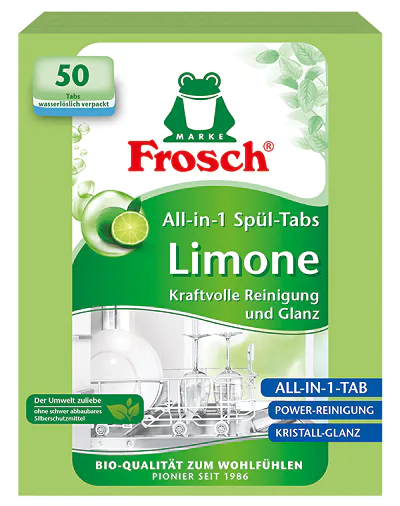 Frosch Tabletki limonkowe All-in-one 50 szt